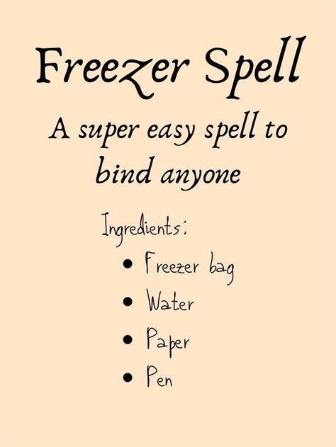 Freezing spell tutorial